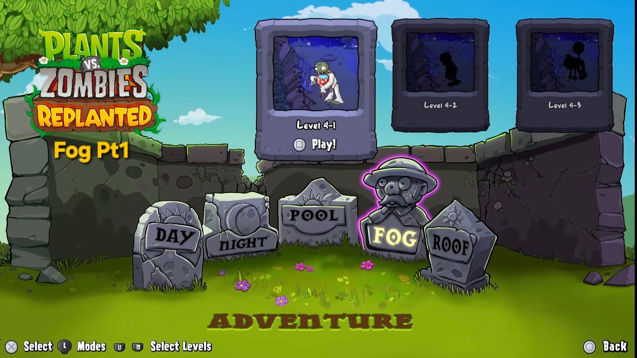 Plants vs. Zombies: Replanted Fog Pt1
