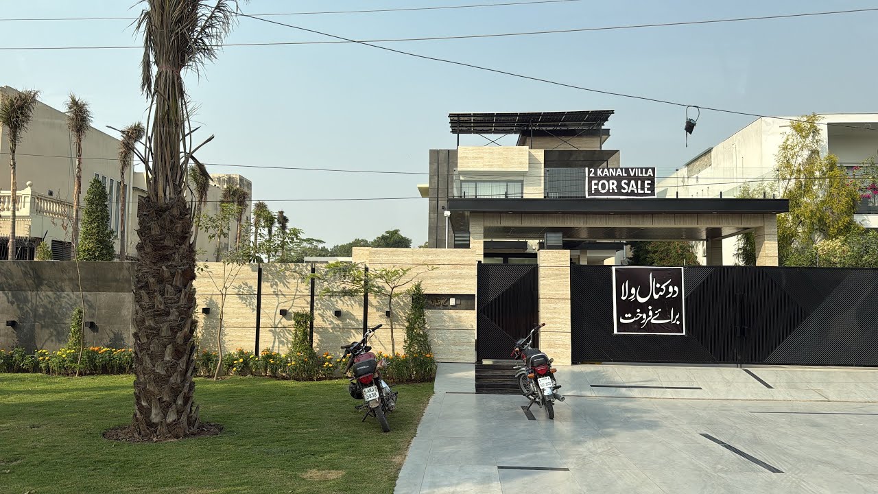 Inside PKR 28 crore 2 kanal modern house located on main Ghazi Road DHA Phase 3 Lahore 