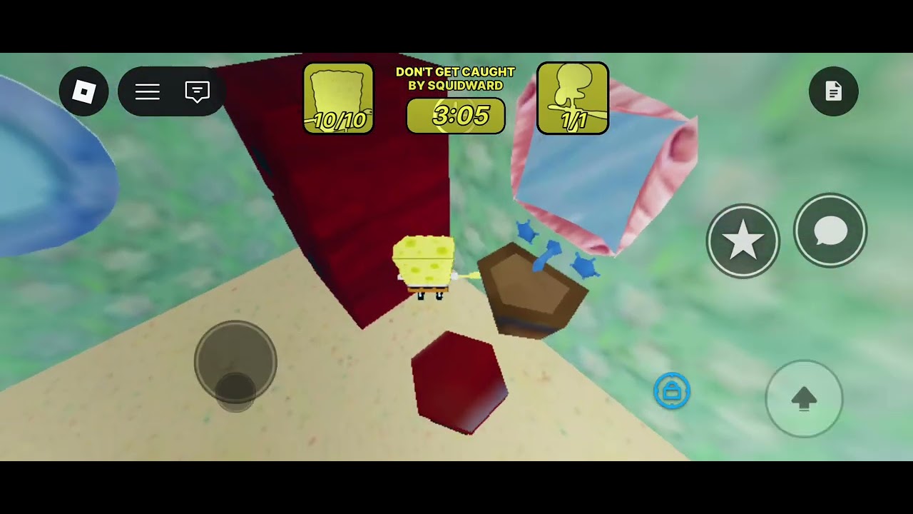 Game name: Sponge vs squidward #random #roblox