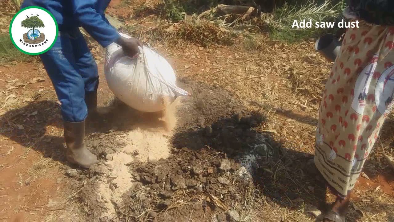 MAKING OF BOKASHI FERMENTED MANURE WITH GERTRUDE ZULU SHIKANGA