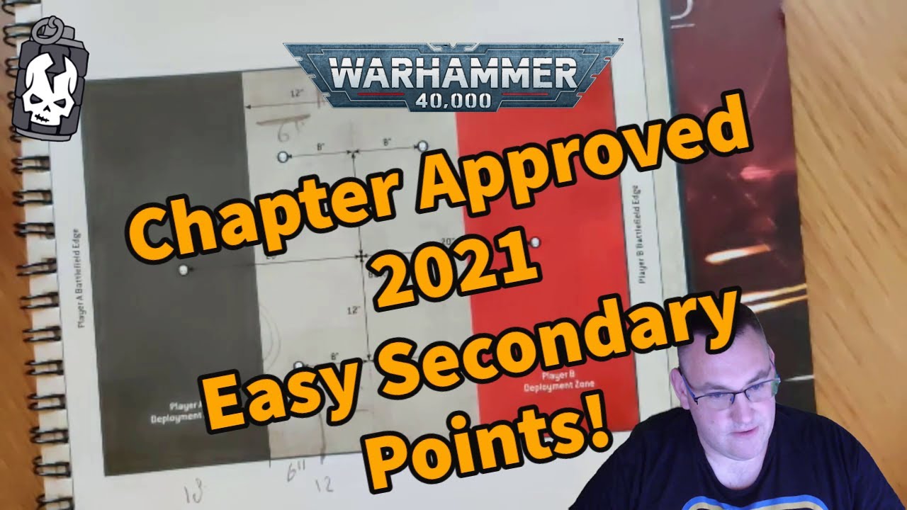 New 40k Secondaries Tactics (Easy Points!) for Chapter Approved 2021
