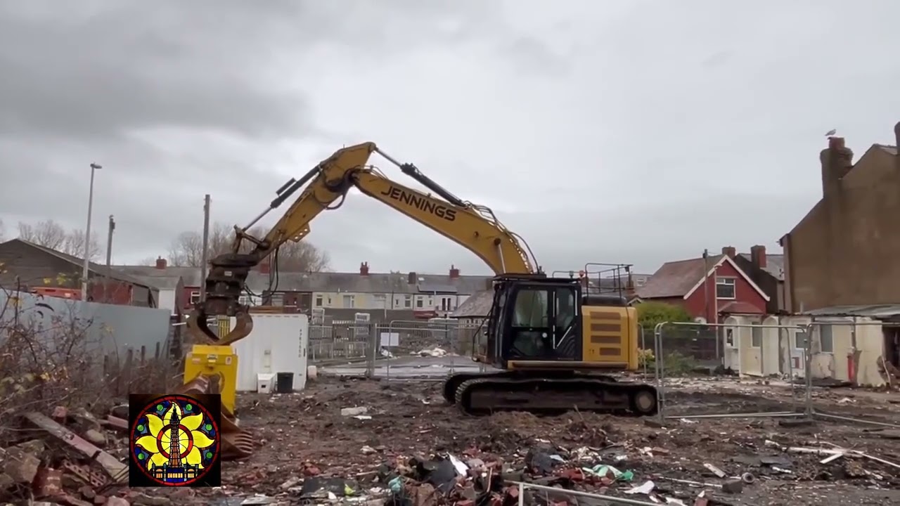Demolition ! - Back Henry Street with Blackpool Football Club ( taken over 5 years ! )