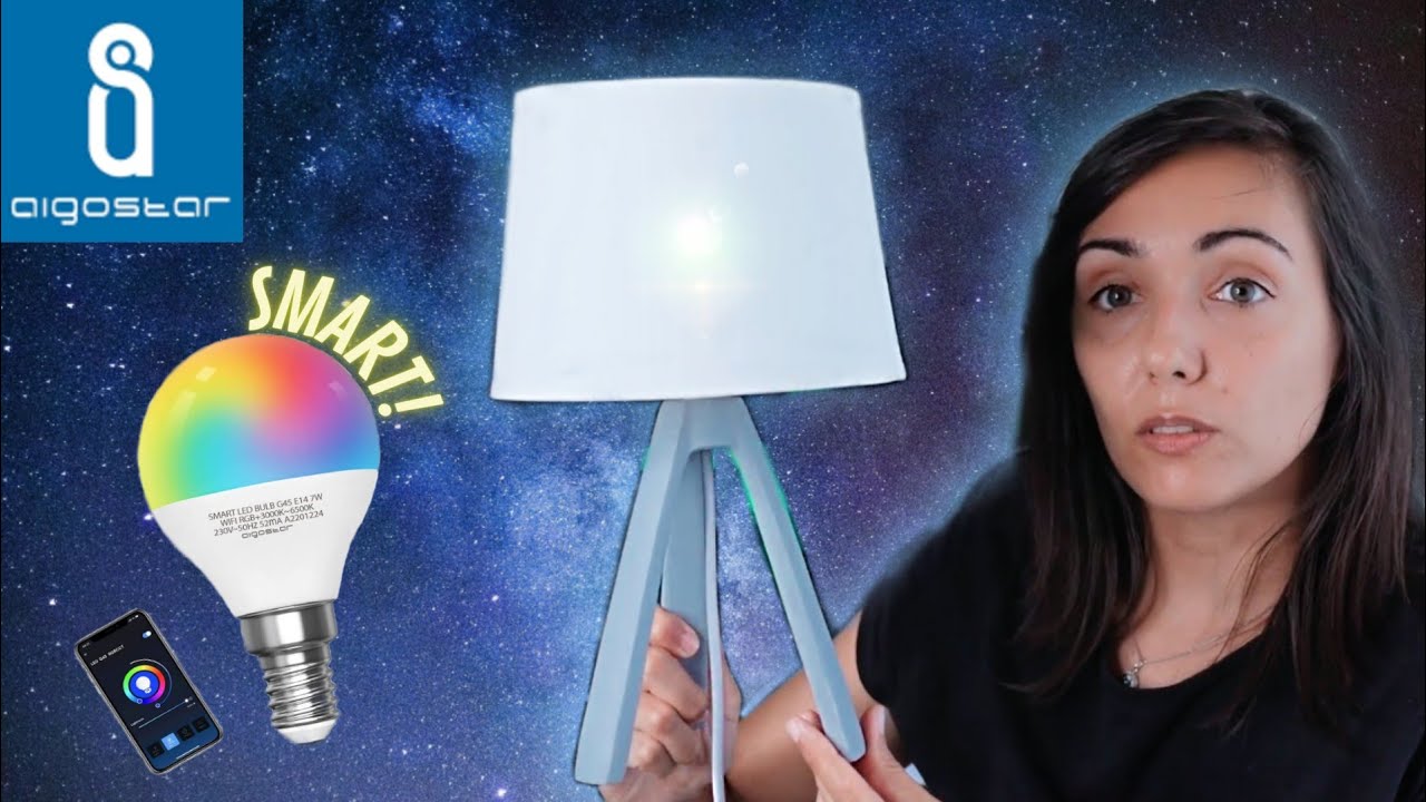 AIGOSTAR LAMPADA SMART (con Alexa e Google Home)