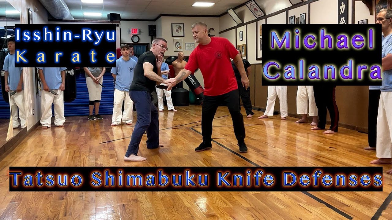 "2 Tatsuo Shimabuku Knife Defenses" Isshin-Ryu Karate Michael Calandra NY Seminar 2025