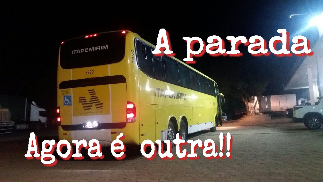 Nossa nova parada na linha Campos X BH (Troca de motorista)