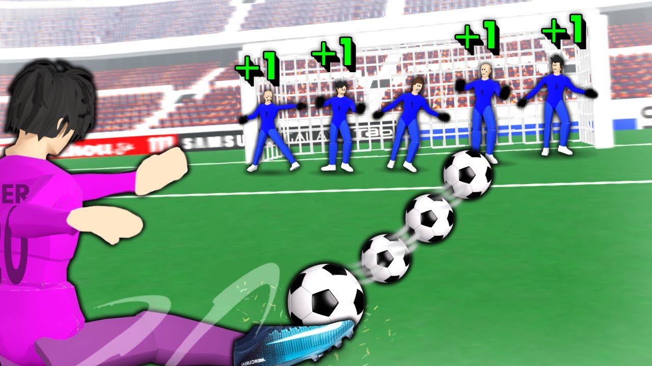 За каждый забитый гол добавляется вратарь (Realistic Street Soccer Roblox)