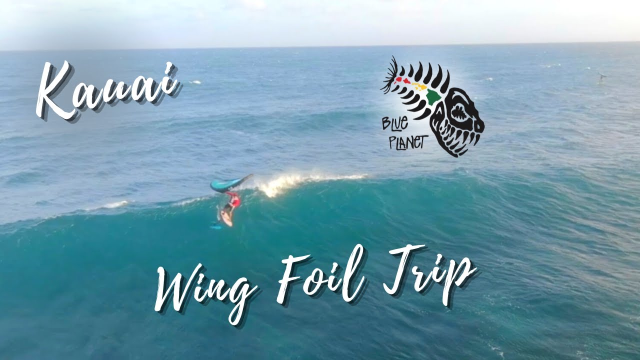 Kauai Wing Foiling Trip- video with voiceover interview with Derek Hama and Kevin Lee