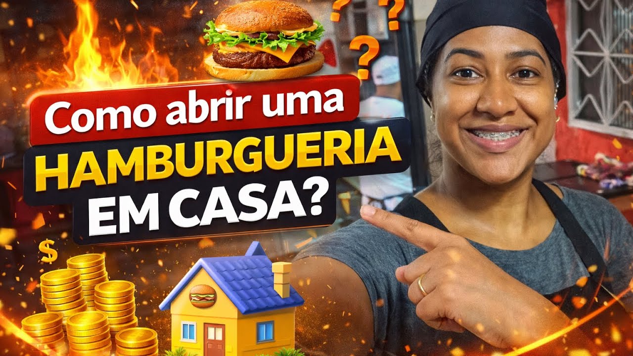 Como abrir uma hamburgueria em casa?
