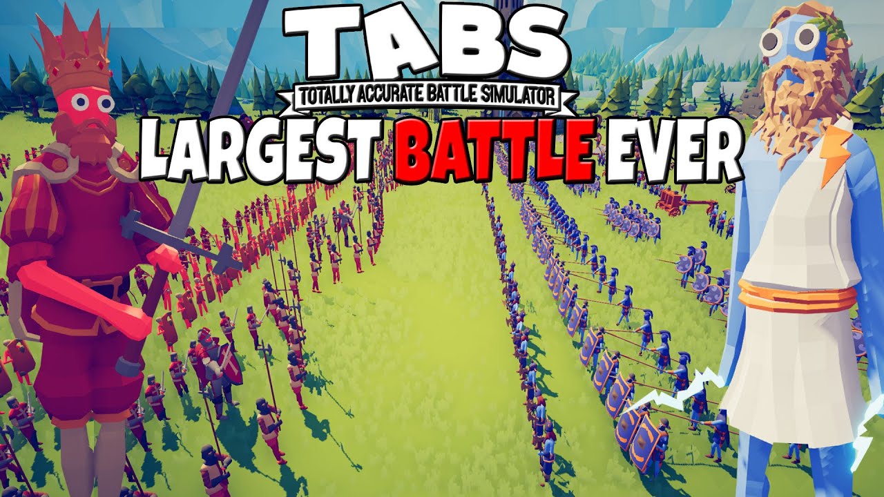 Largest TABS Battle EVER Made! - Totally Accurate Battle Simulator