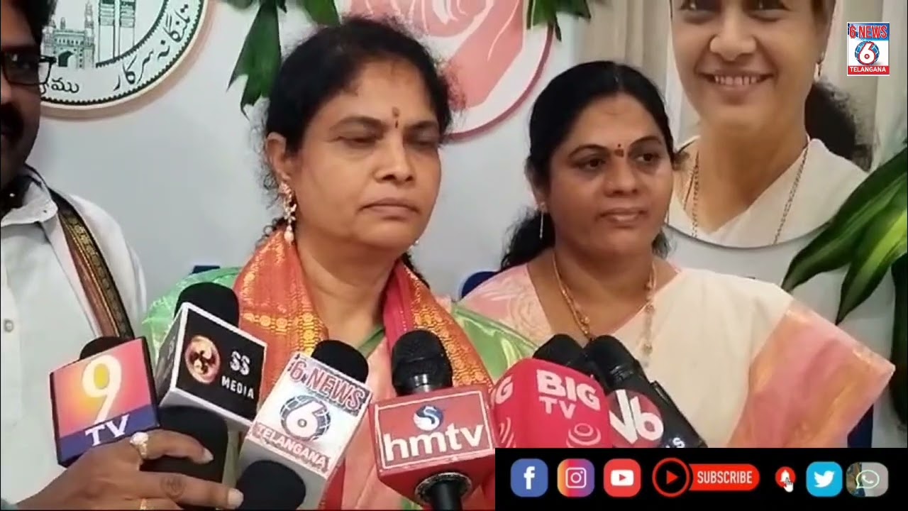telangana state women commission chairman nerella. sharada.. swearing in ceremony.. Hyderabad