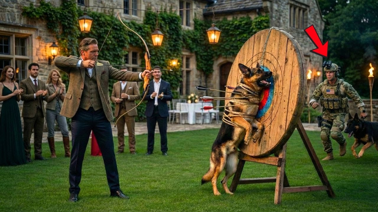 Un Riche Attache un K9 Vivant en Cible, Ignorant qu'un Navy SEAL et son Chien ont Entendu le Cri