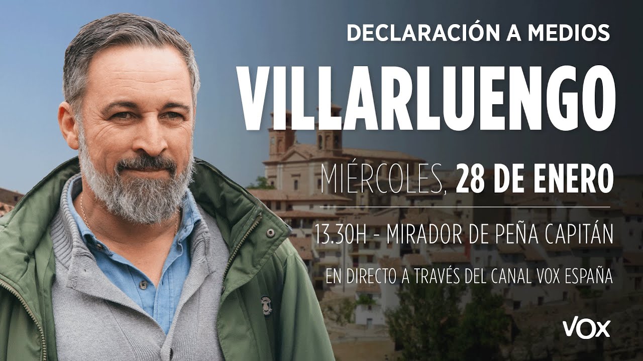 🔴 ABASCAL EN ARAGÓN: declaración a medios desde Villarluengo
