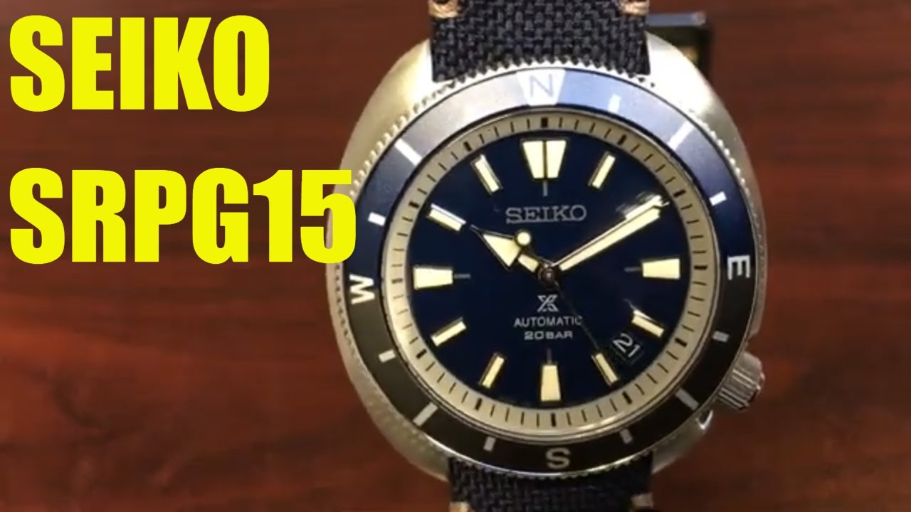 Seiko Prospex Stainless Steel Automatic Watch SRPG15
