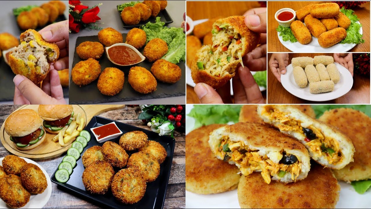 4 Delicious Cutlets Recipe Ramadan Special | Tasty Cutlets Recipes By Tasty Food With Maria