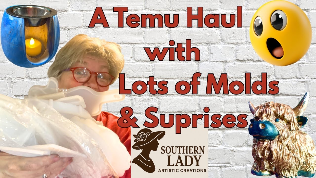 HUGE Temu Silicone Mold Haul! | Testing with Resin & Polymer Clay & Mix2Mold with Tips and Tricks