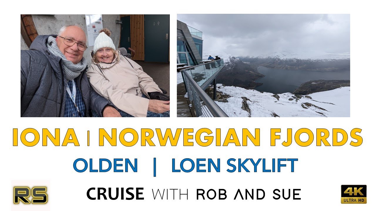 P&O IONA | LOEN SKYLIFT | IT'S SNOWING! | NORWEGIAN FJORDS | OLDEN