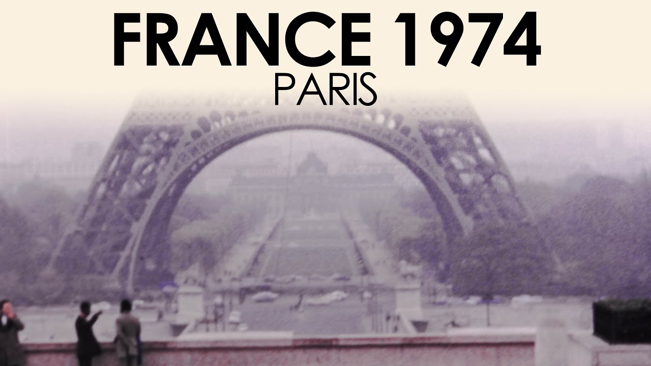 Archive footage of Paris in 1970s | France Super 8 home movie film