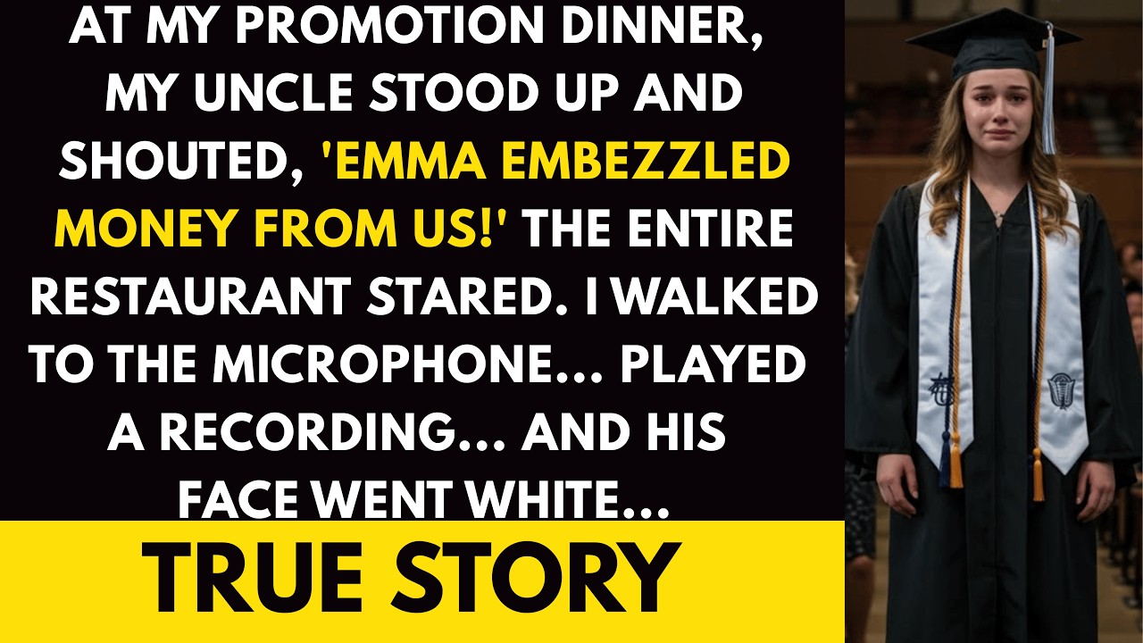 At My Promotion Dinner, My Uncle Stood Up And Screamed I Embezzled—The Entire Restaurant Fr...