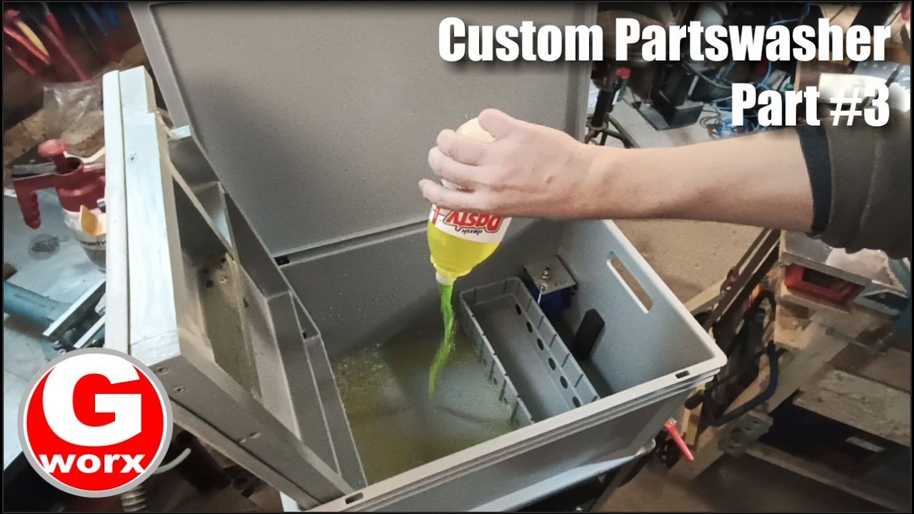 My DIY Partswasher - Part #3 Final & swapping stickers