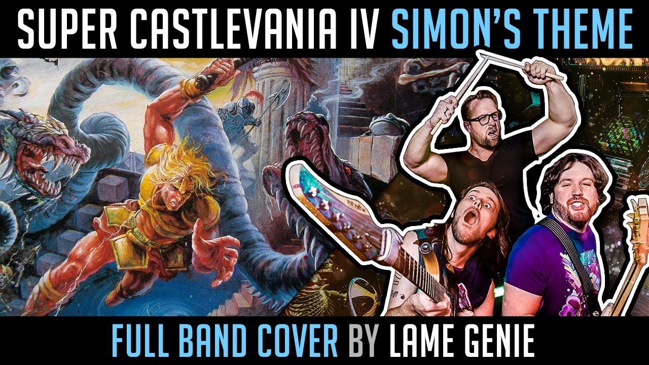 Super Castlevania IV (Simon's Theme) - Metal Music Video - Lame Genie