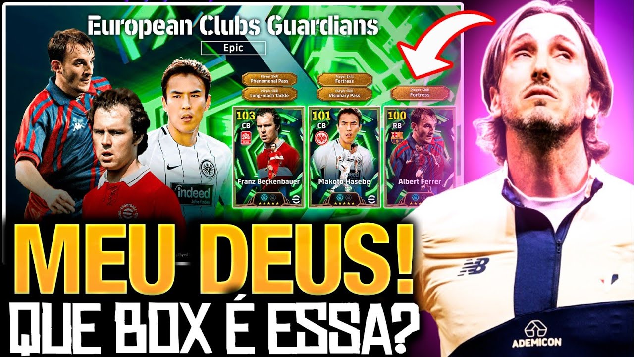 🚨CUIDADO! SE EU FOSSE VOCÊ NÃO FARIA NENHUM GIRO NA NOVA BOX EUROPEAN CLUBS GUARDIANS NO E-FOOTBALL!