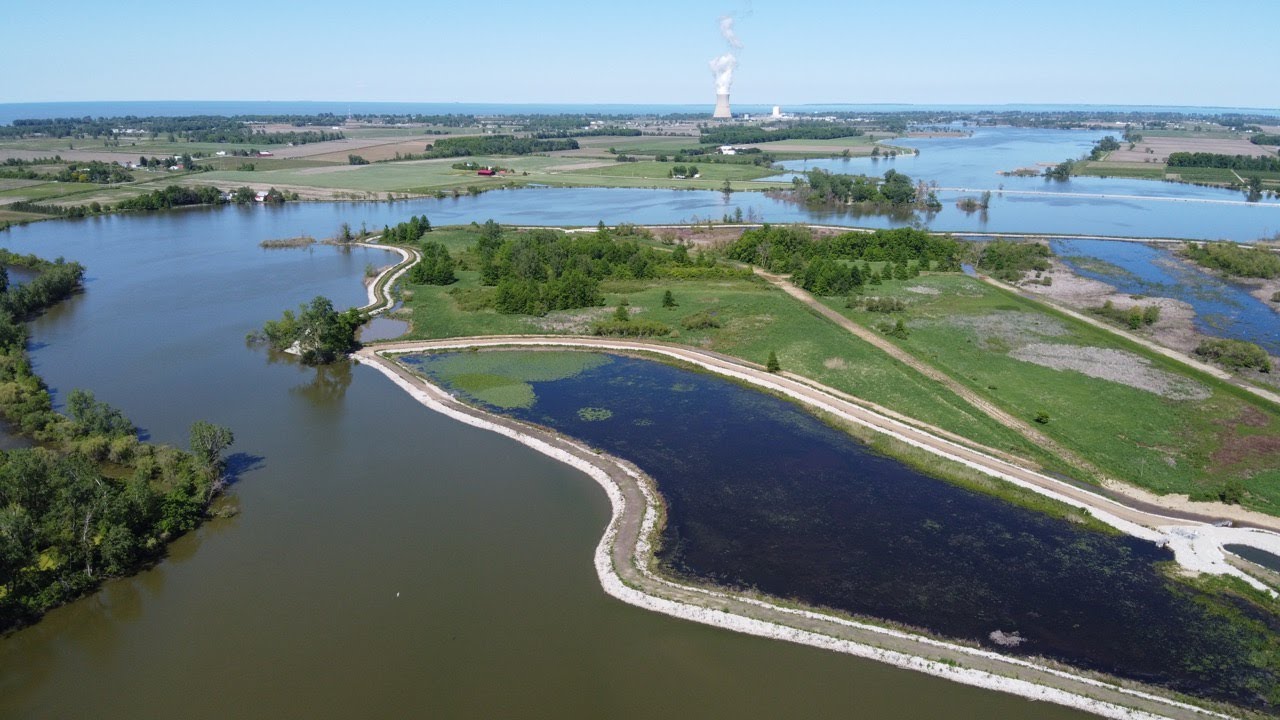 Toussaint Creek & River Aerial, Source to Mouth, over 40 Miles  ( PTXVI )