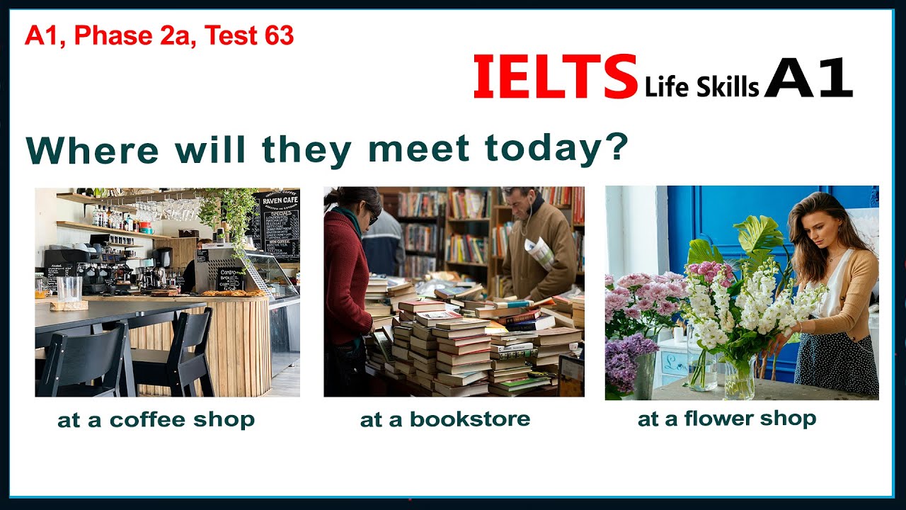 IELTS Life Skills A1 Listening Test 63 ►  New 2025 🇬🇧