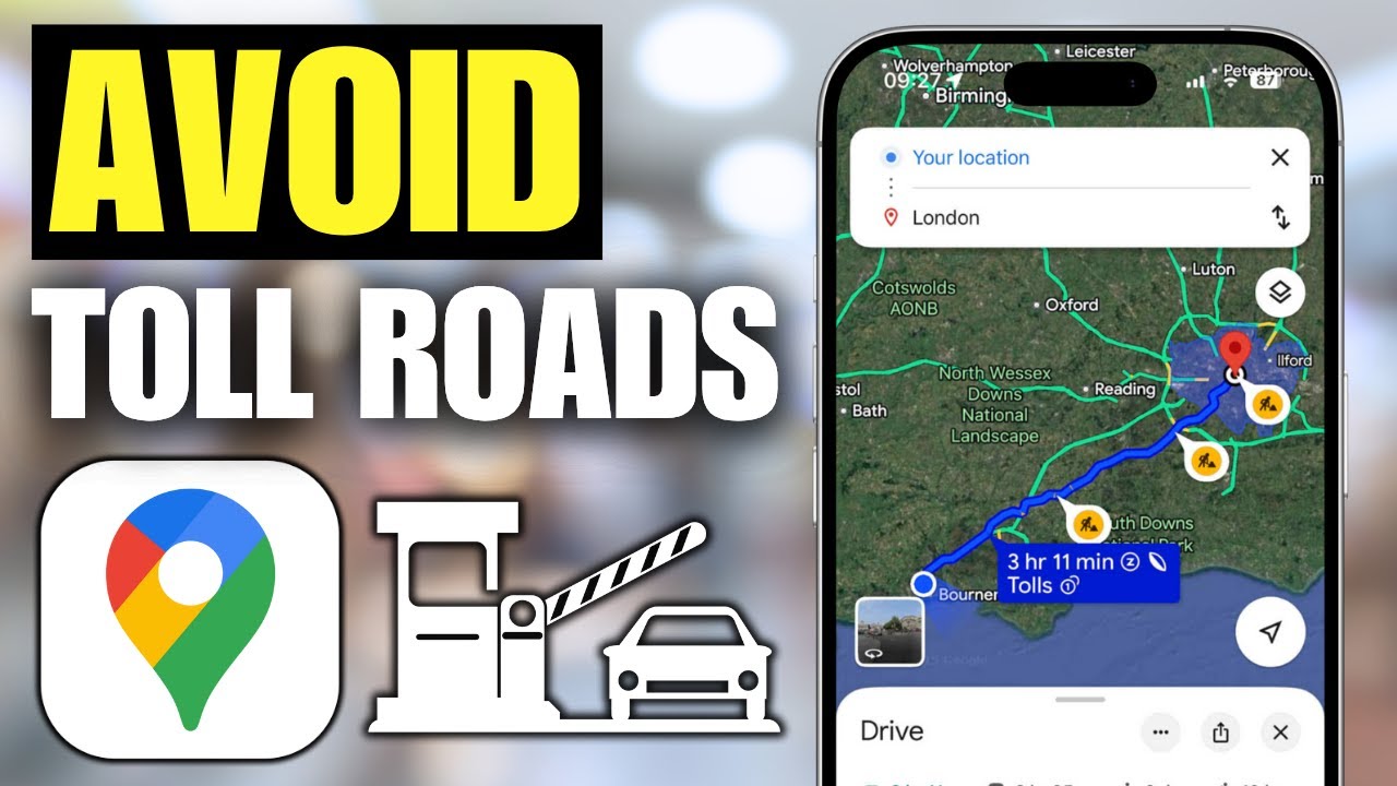 How To Avoid Toll Roads on Google Maps