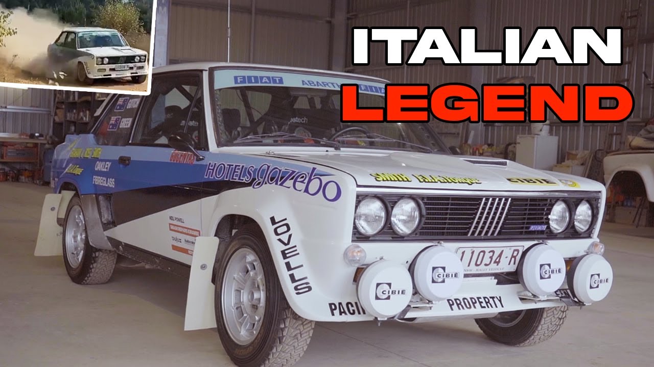 Легенда австралийского ралли! Обзор и рык мотора Fiat 131 Abarth