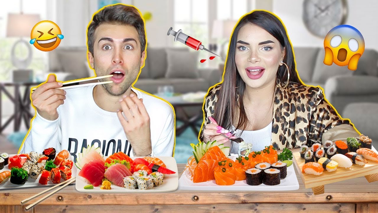 CHIRURGIA PLASTICA: MUCKBANG SUSHI FEAT NICOLE PALLADO | GIANMARCO ZAGATO