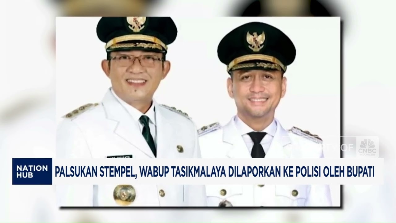 Wabup Tasikmalaya Dilaporkan ke Polisi Oleh Bupati