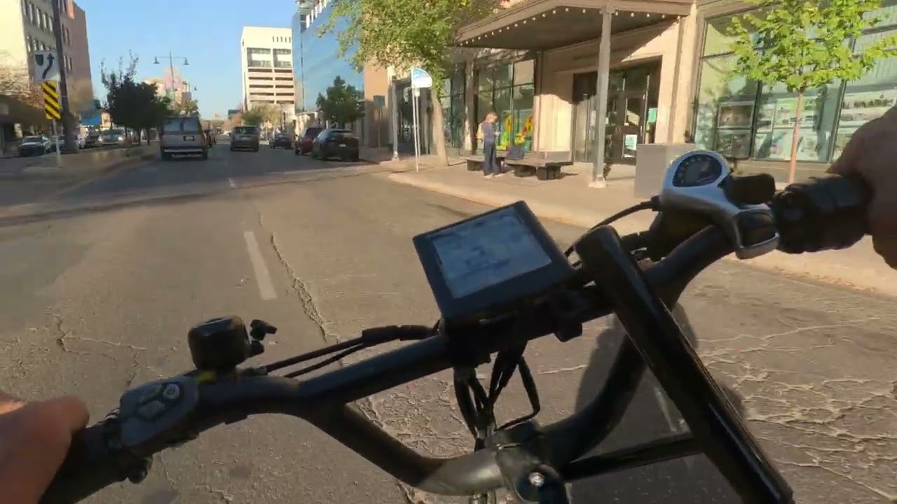 Ebiking headed DT, checkn out if any happenings LOL