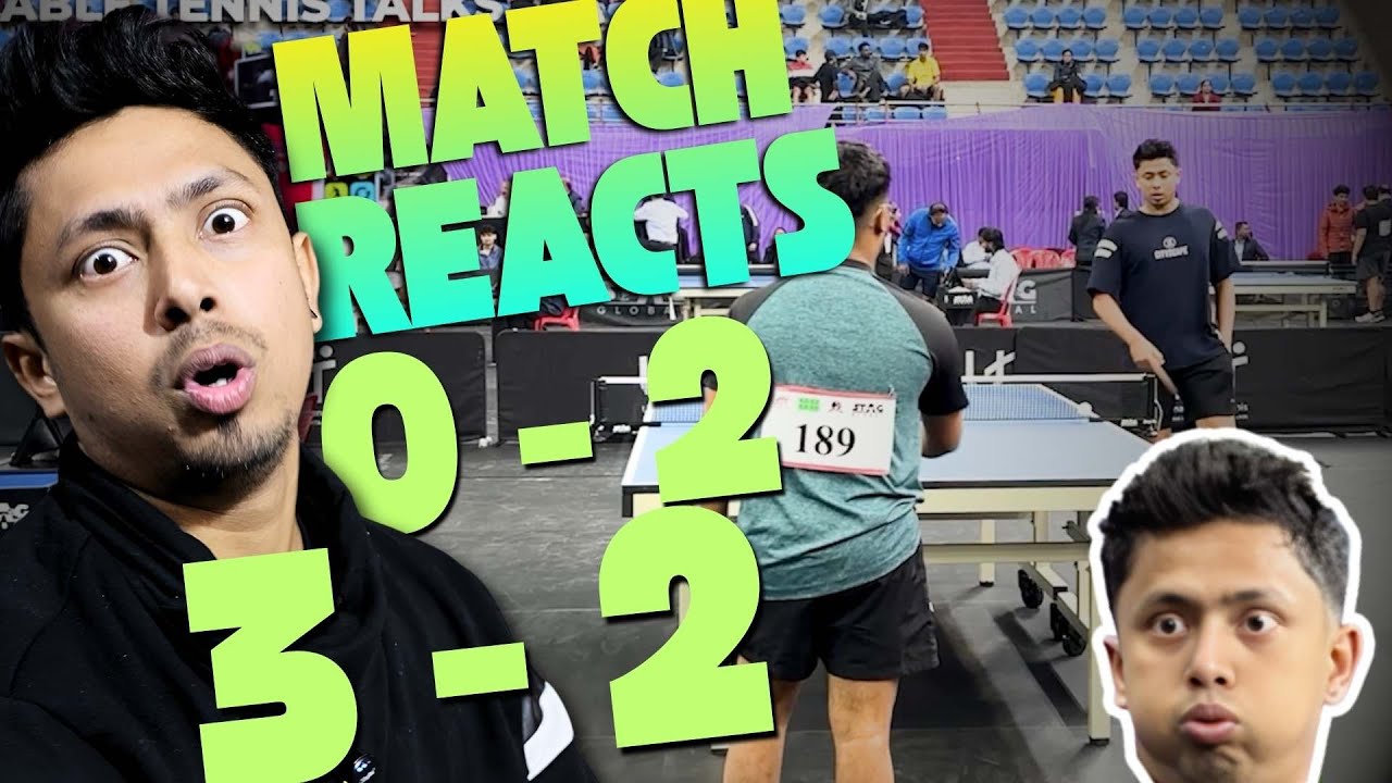 Table Tennis Match Reaction Video | Table Tennis Talks Reacts #tabletennistalks #tabletennis