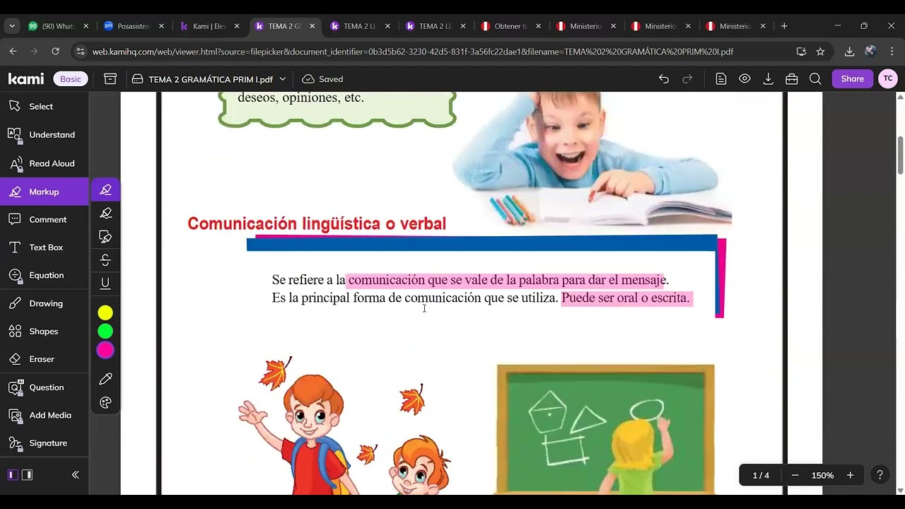 TEMA 2 GRAMÁTICA PRIM I