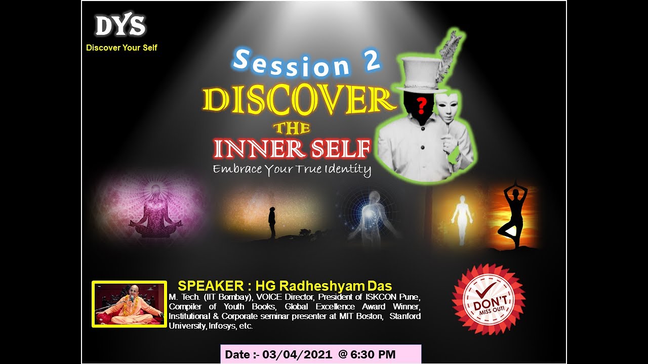 DYS 1 :- Discover Inner Self_Radheshyam Das