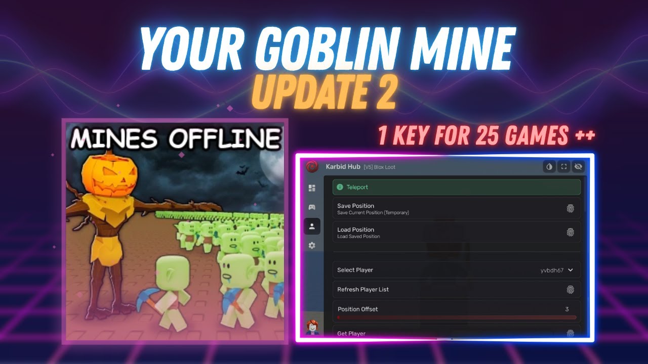 [KARBID] YOUR GOBLIN MINE OP SCRIPT
