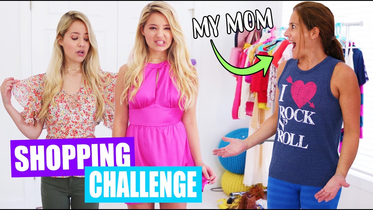 Mom Buys My Outfits: Shopping Challenge!