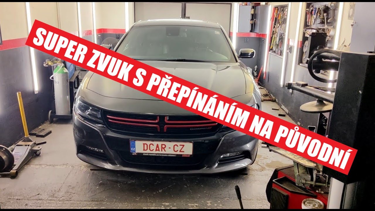 Dodge Charger 3.6 V6 - výfukové klapky DCar.cz