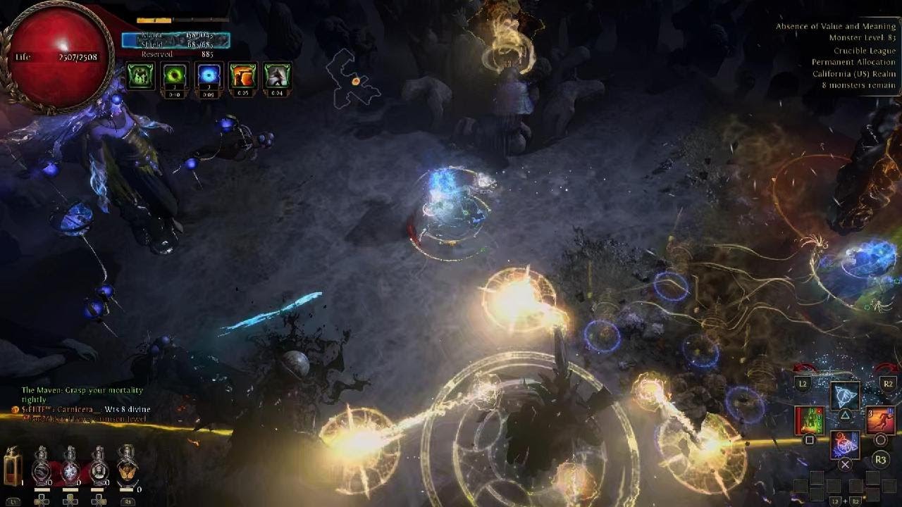 Path of Exile OP Totem Explode insta kill elder ..  check out the build before it&rsquo;s gone forever