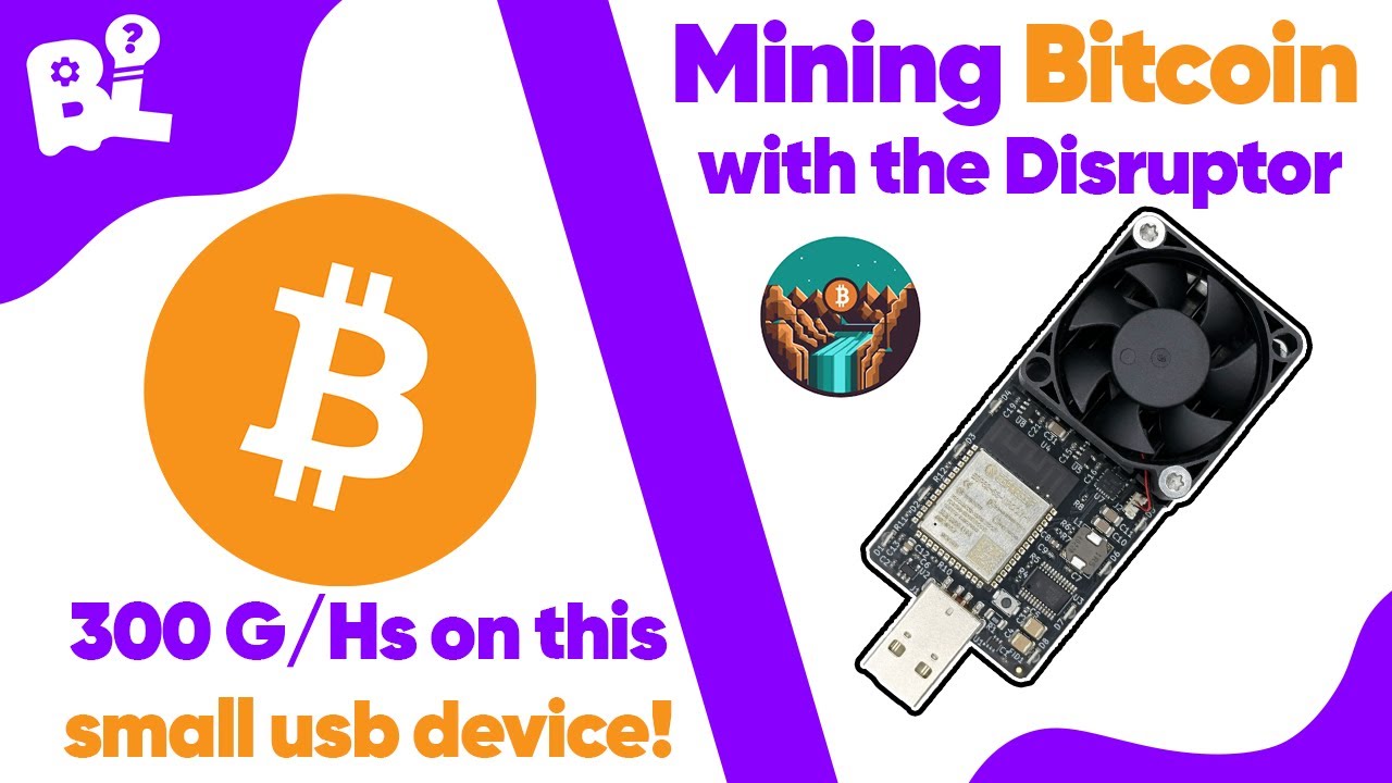 HOW TO MINE BITCOIN with a USB miner | Disruptor BTC