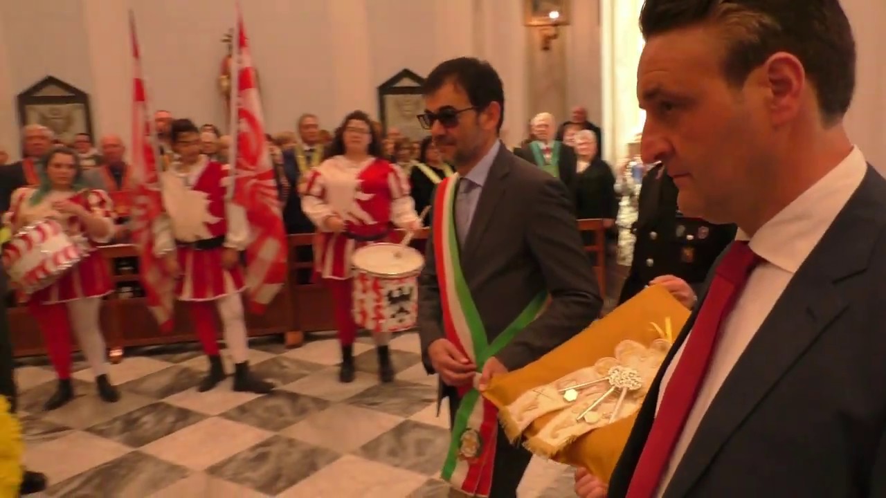 Consegna delle chiavi della citt&agrave; di Grammichele ai SS. Patroni - 8 Maggio 2019