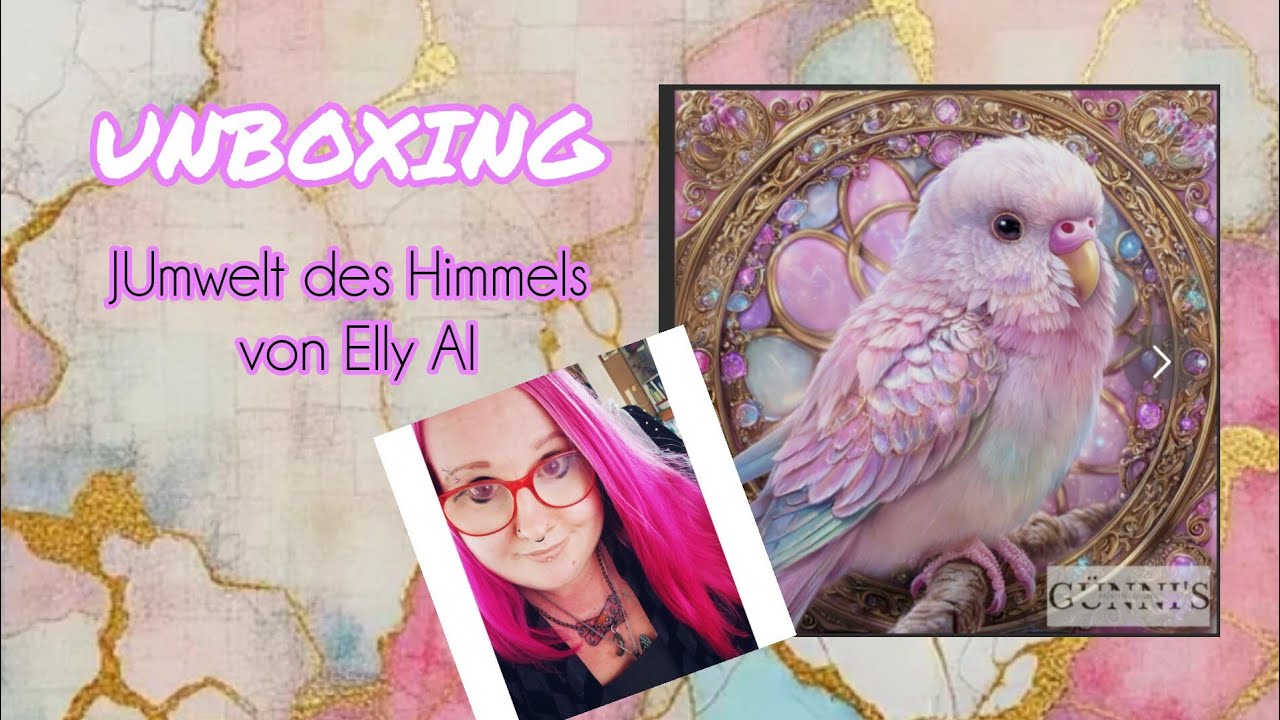 Mein erstes Bild von Günnis Painting Galerie 💎💜 Juwel des Himmels von Elly AI #unboxing
