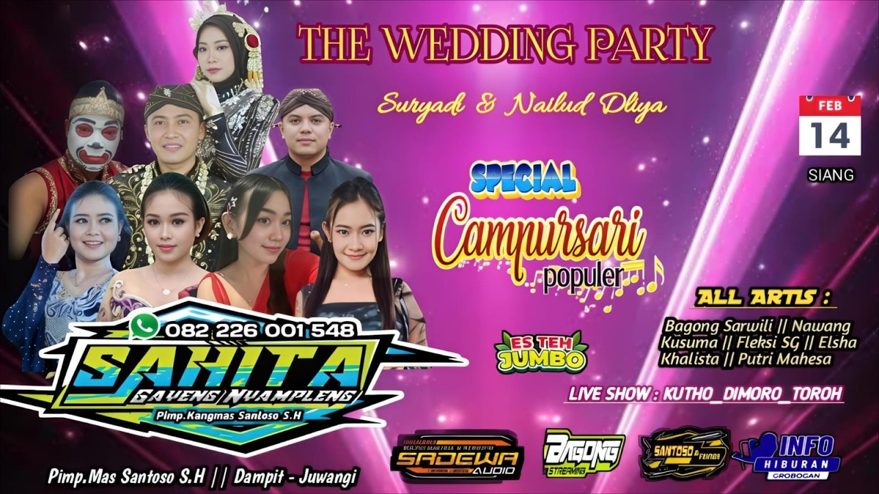 🔴#LIVE CAMPURSARI SAHITA - KUTHO DIMORO - SADEWA AUDIO - 14 FEB 2026