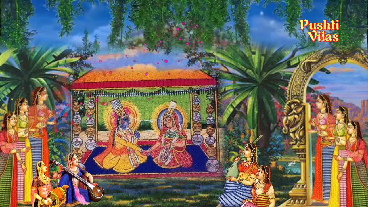 baithe kunj mandap main | बैठे कुंज मंडप में आय  | देव जगायवे के पद