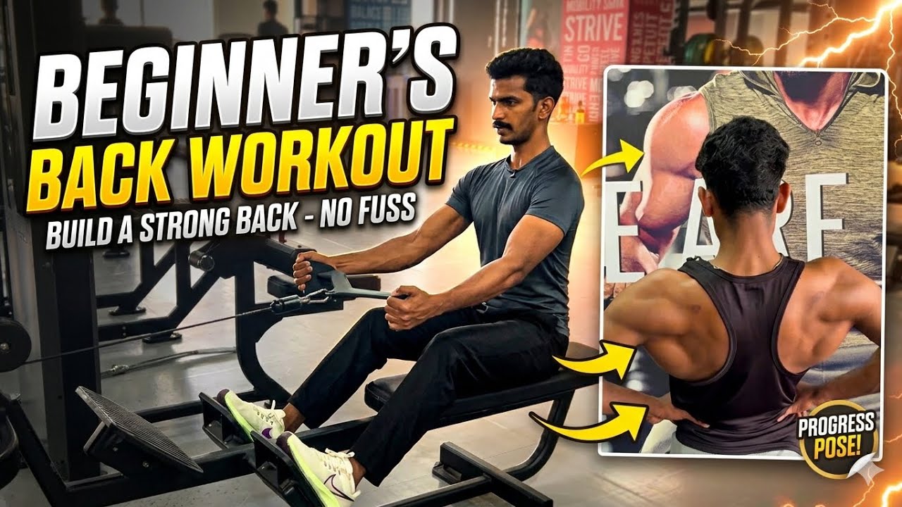 Back workout for beginners 