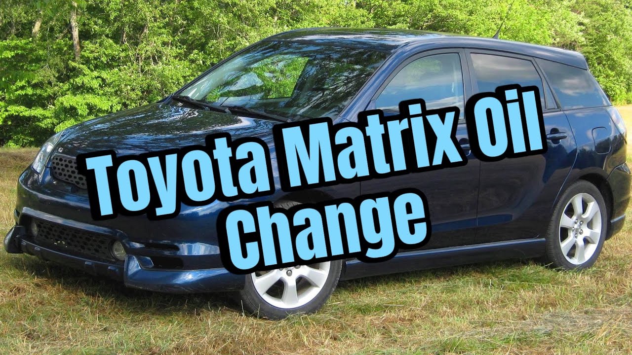 2006 Toyota Matrix Oil Change