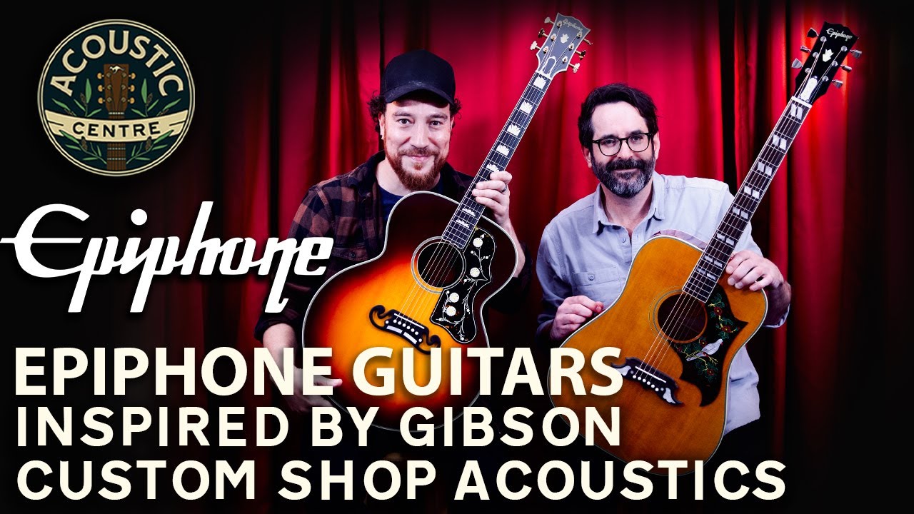 First Look: Epiphone 'Inspired By Gibson Custom' Acoustic Guitars