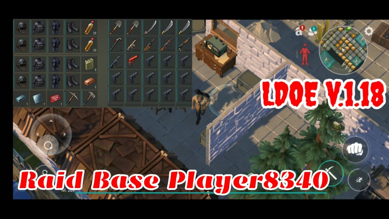 LDOE Raid Player8340 | Suicide Trick | Last Day on Earth v.1.18