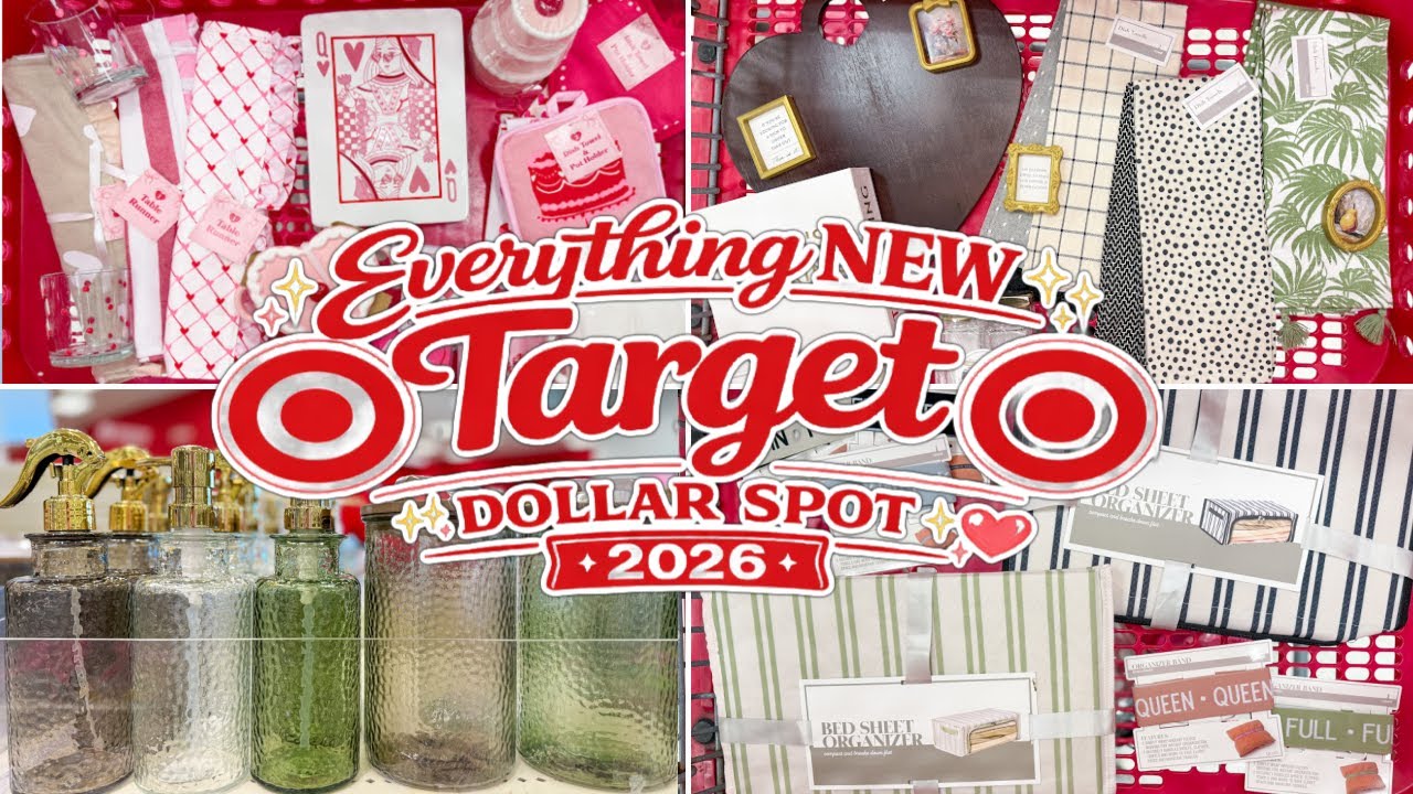 🎯 TARGET DOLLAR SPOT 2026 🤯 EVERYTHING NEW!! | Amazing Home + Valentine&rsquo;s Finds