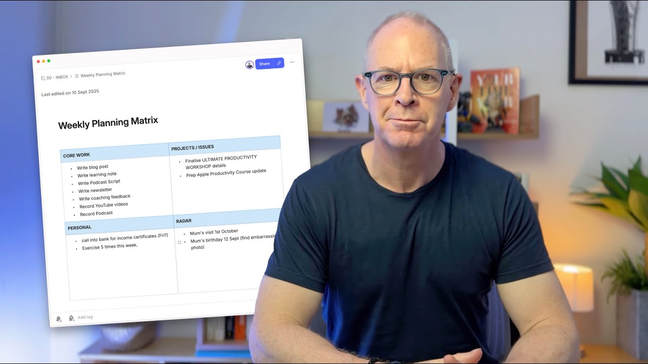 Why 97% of People FAIL at Weekly Planning (And How to Fix It)